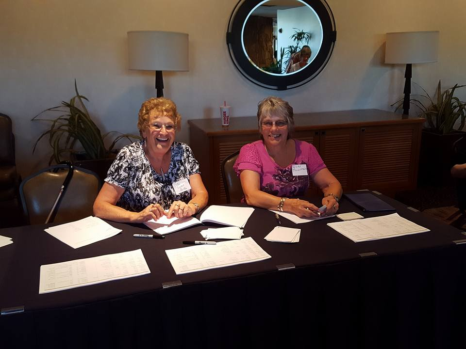 Reception Table-Judy and Rita